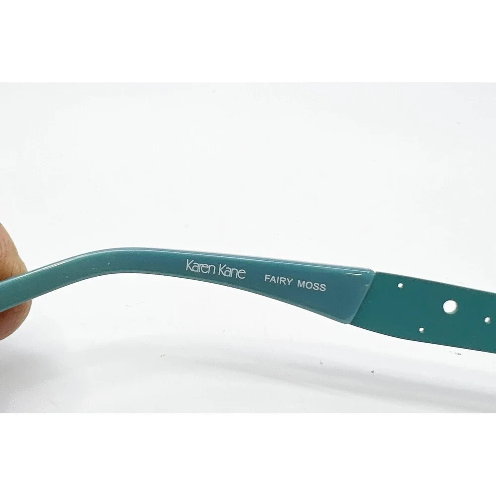 Karen Kane Eyeglasses Womens Brown Teal Fairy Moss Floral Temple 52-17-135